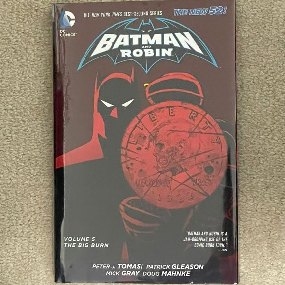 Batman & Robin Volume 5 Big Burn Hardcover New - Picture 1 of 3